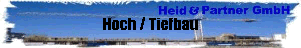 Hoch / Tiefbau